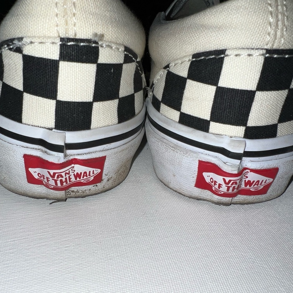 Vans Checkerboard Check Checkered Slip On Shoes B… - image 4